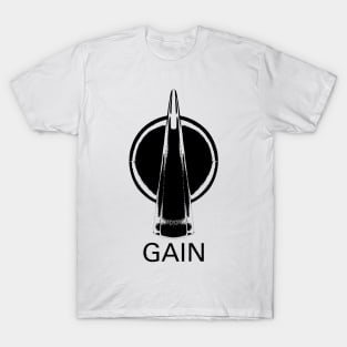 Gain Knob (Chicken-head, black) 50% T-Shirt